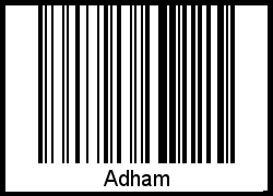 Barcode-Grafik von Adham