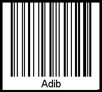 Barcode-Grafik von Adib