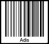 Interpretation von Adis als Barcode
