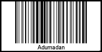 Interpretation von Adumadan als Barcode