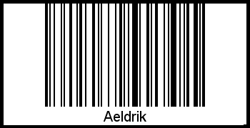 Interpretation von Aeldrik als Barcode