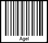 Interpretation von Agel als Barcode