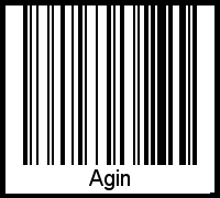 Barcode-Foto von Agin