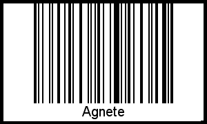Barcode-Grafik von Agnete
