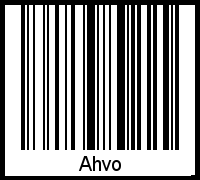 Barcode-Foto von Ahvo
