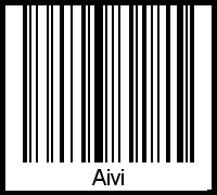 Interpretation von Aivi als Barcode