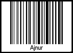 Interpretation von Ajnur als Barcode