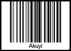 Barcode-Foto von Akuyi