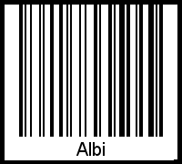 Barcode-Grafik von Albi