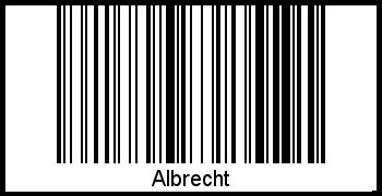 Barcode-Foto von Albrecht