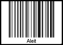 Interpretation von Aleit als Barcode