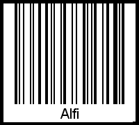 Barcode-Grafik von Alfi