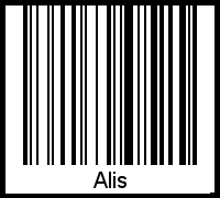Barcode-Foto von Alis
