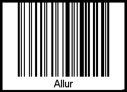 Barcode-Foto von Allur