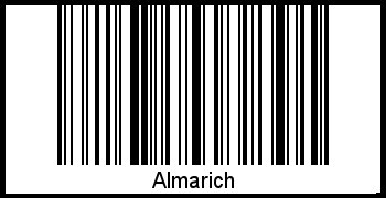 Interpretation von Almarich als Barcode