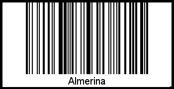 Interpretation von Almerina als Barcode