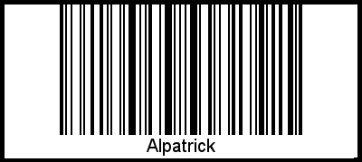 Barcode-Foto von Alpatrick