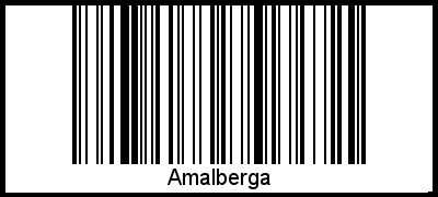 Barcode-Grafik von Amalberga
