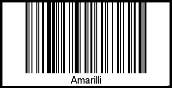 Barcode-Foto von Amarilli