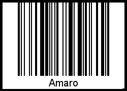 Amaro als Barcode und QR-Code