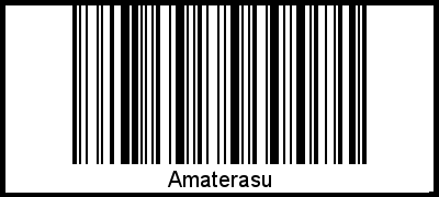 Barcode-Foto von Amaterasu
