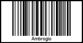 Barcode-Foto von Ambrogio
