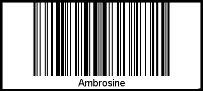 Barcode-Foto von Ambrosine