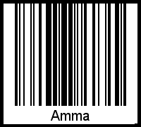 Barcode-Foto von Amma