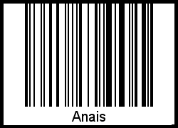 Interpretation von Anais als Barcode