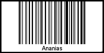 Barcode-Grafik von Ananias
