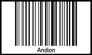 Barcode-Grafik von Andion