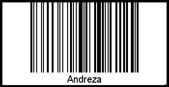 Interpretation von Andreza als Barcode