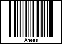 Aneas als Barcode und QR-Code