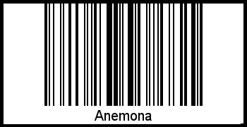 Barcode-Foto von Anemona