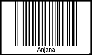 Barcode-Grafik von Anjana