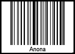 Barcode-Grafik von Anona