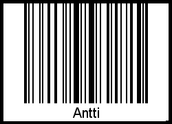 Barcode-Grafik von Antti