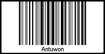 Antuwon als Barcode und QR-Code