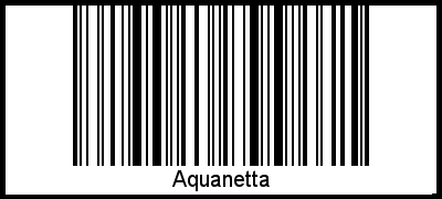 Barcode-Grafik von Aquanetta