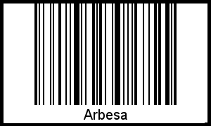 Arbesa als Barcode und QR-Code