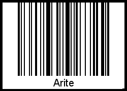 Interpretation von Arite als Barcode