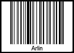 Interpretation von Arlin als Barcode