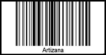 Interpretation von Artizana als Barcode