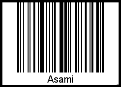 Barcode-Grafik von Asami