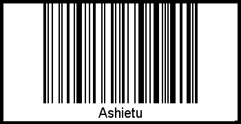 Interpretation von Ashietu als Barcode
