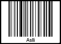 Barcode-Foto von Aslli