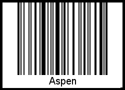 Barcode-Foto von Aspen