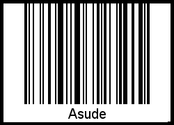 Barcode-Grafik von Asude