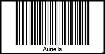 Interpretation von Auriella als Barcode