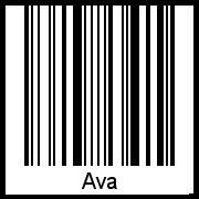 Barcode-Grafik von Ava